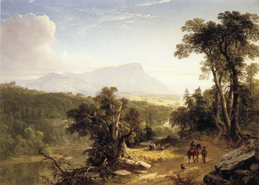 Asher Brown Durand Landscape composition in the catskills